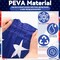 3 Pack 4th of July Plastic Table Skirts – Red, White & Blue Patriotic Disposable Table Skirts for Independence Day, Memorial Day, Veterans Day & 250th Anniversary Party Supplies